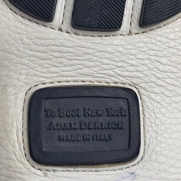 To Boot New York Penny Driving Moc Loafers Shoes White Leather Mens Size 9.5 - Picture 9 of 11